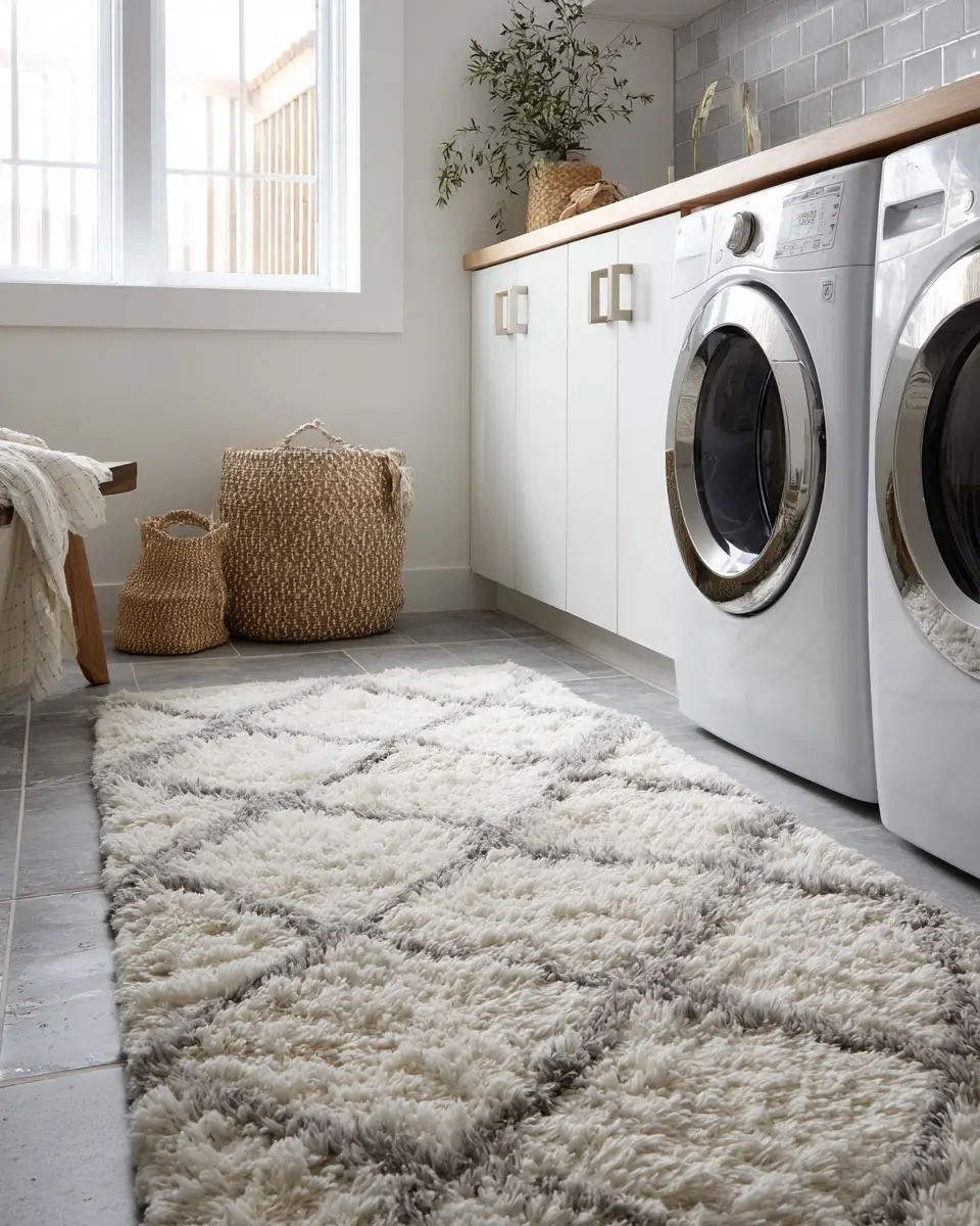Warm Urban Laundry Room Decor Ideas
