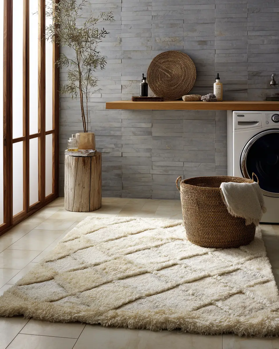 Warm Urban Laundry Room Decor Ideas