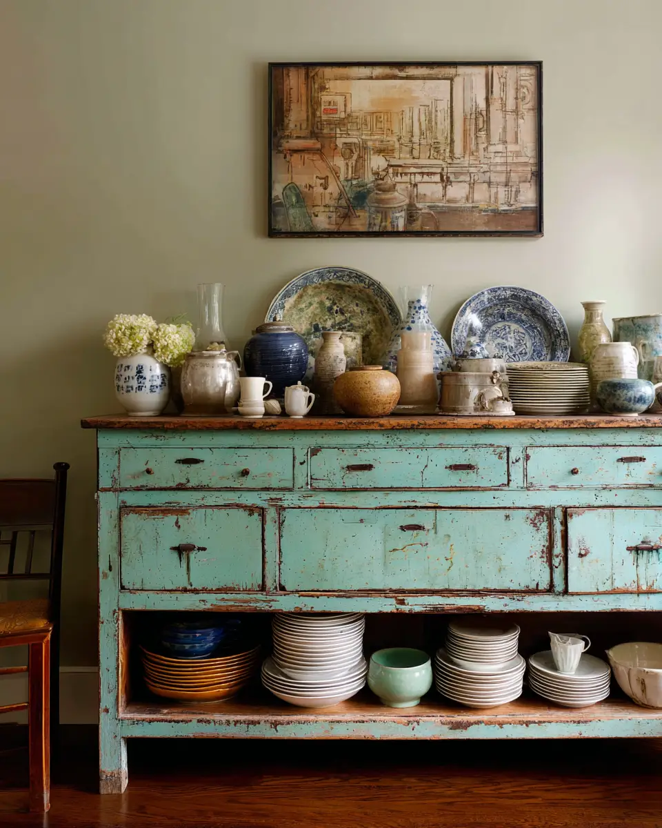 Warm Vintage Dining Room Decor Ideas