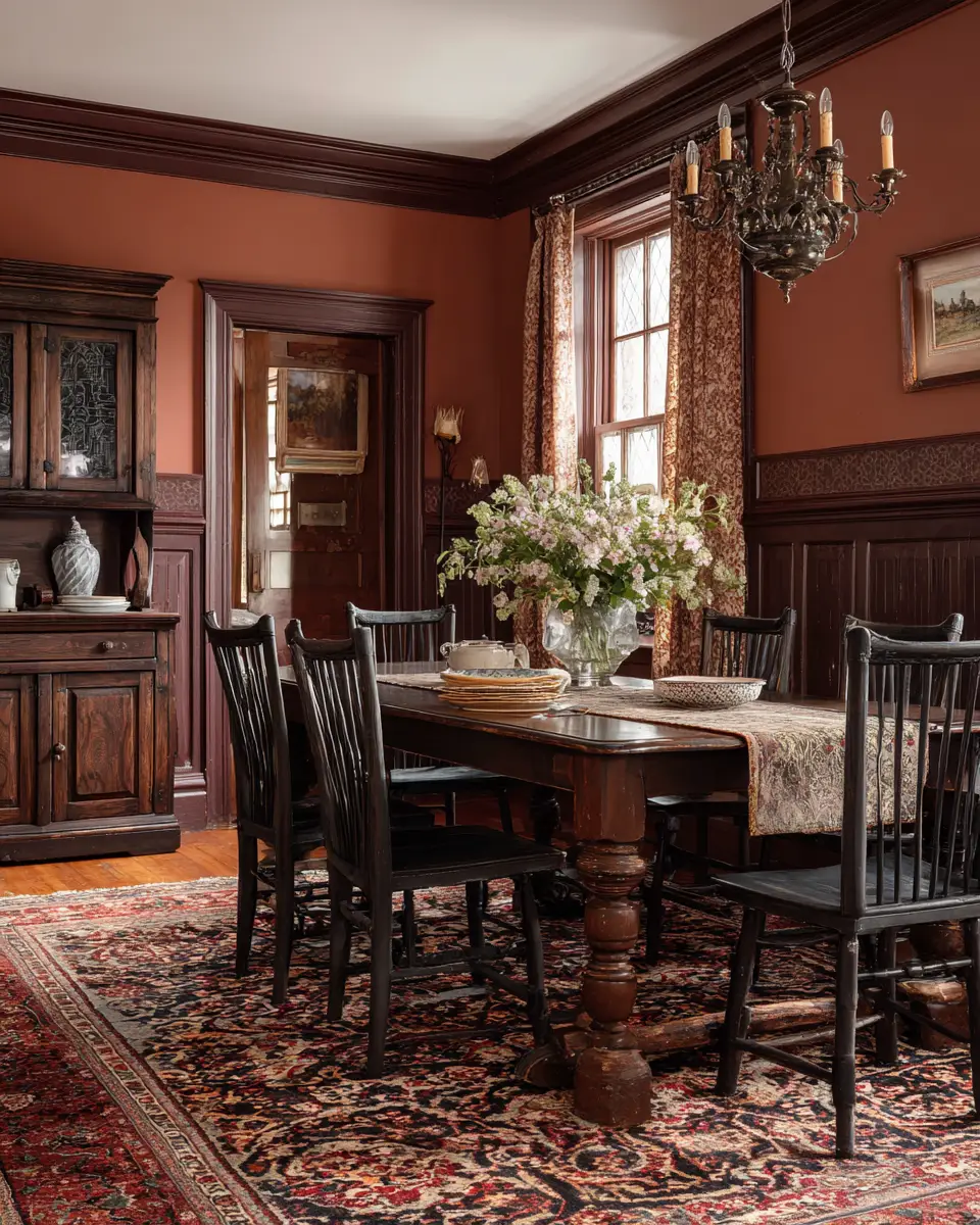 Warm Vintage Dining Room Decor Ideas