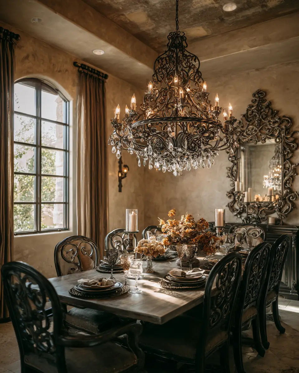 Warm Vintage Dining Room Decor Ideas