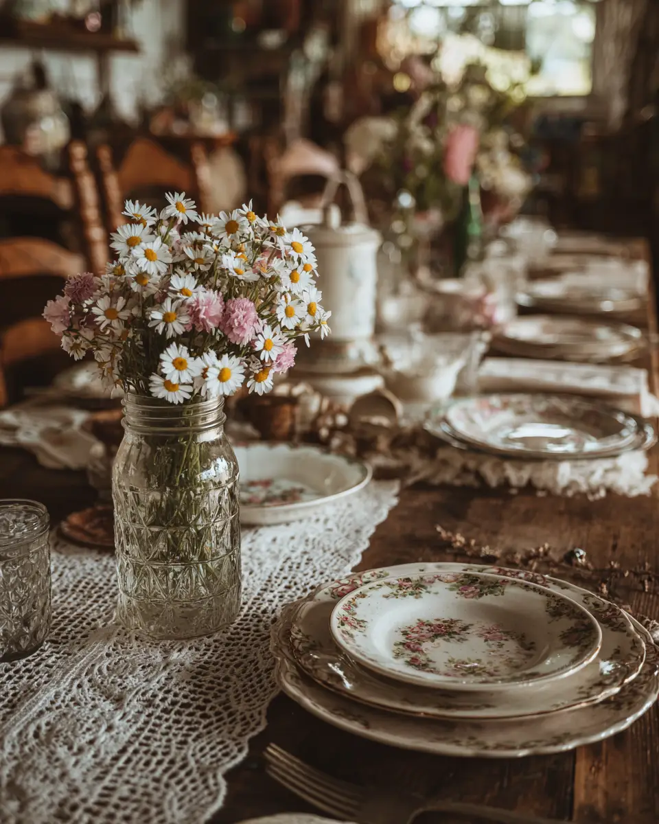 Warm Vintage Dining Room Decor Ideas