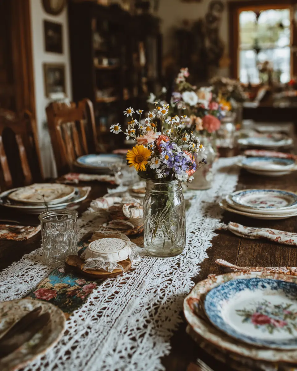 Warm Vintage Dining Room Decor Ideas