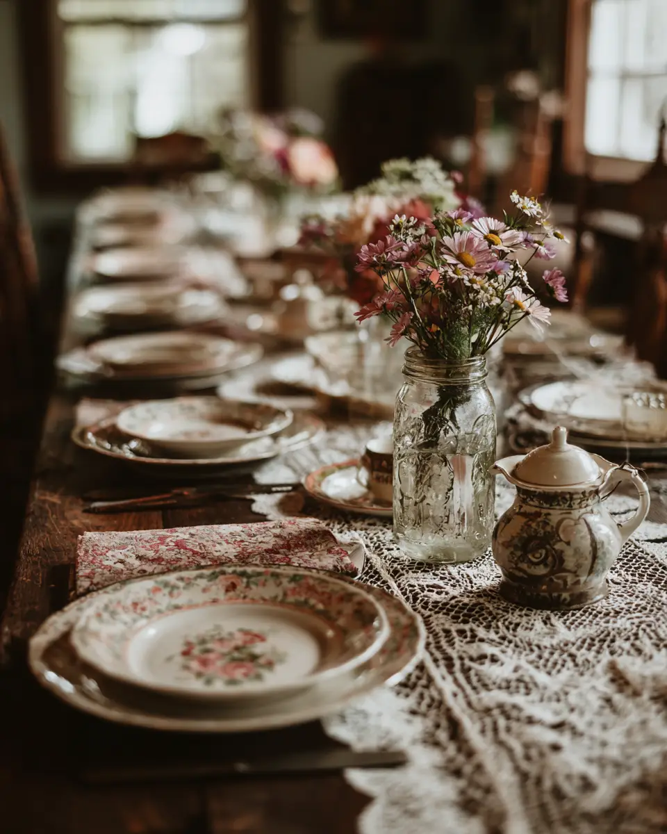 Warm Vintage Dining Room Decor Ideas