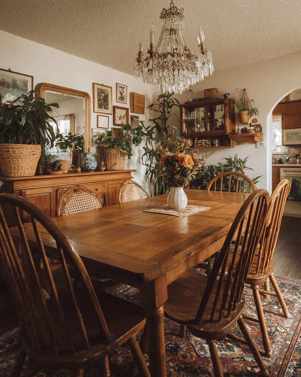 Warm Vintage Dining Room Decor Ideas