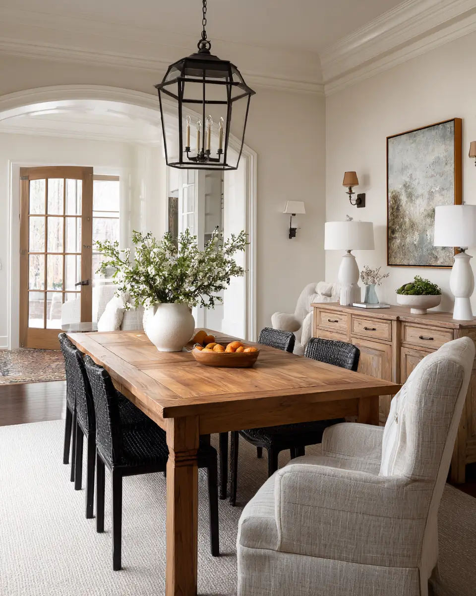 Warm Vintage Dining Room Decor Ideas