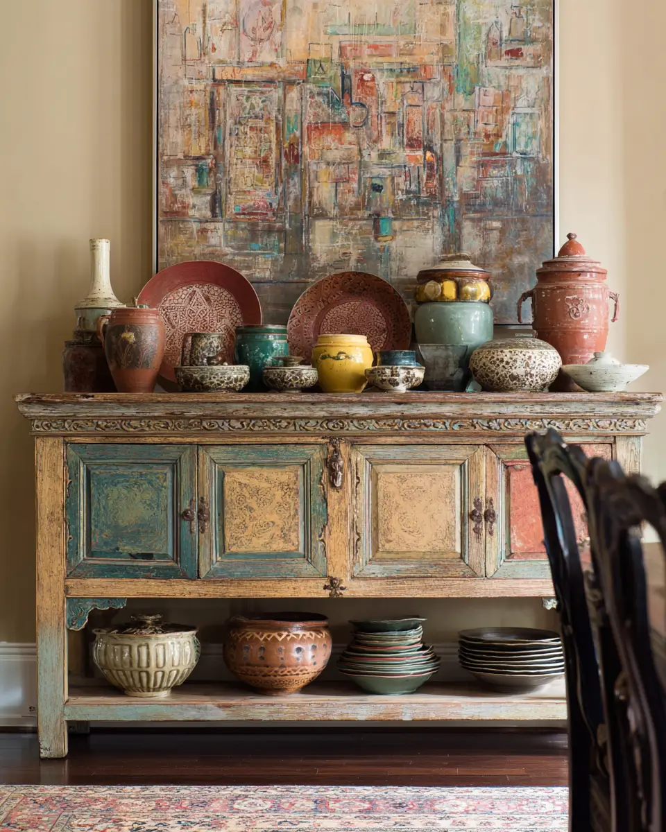 Warm Vintage Dining Room Decor Ideas