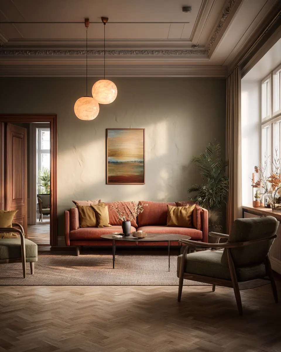 Warm Vintage Living Room Decor Ideas