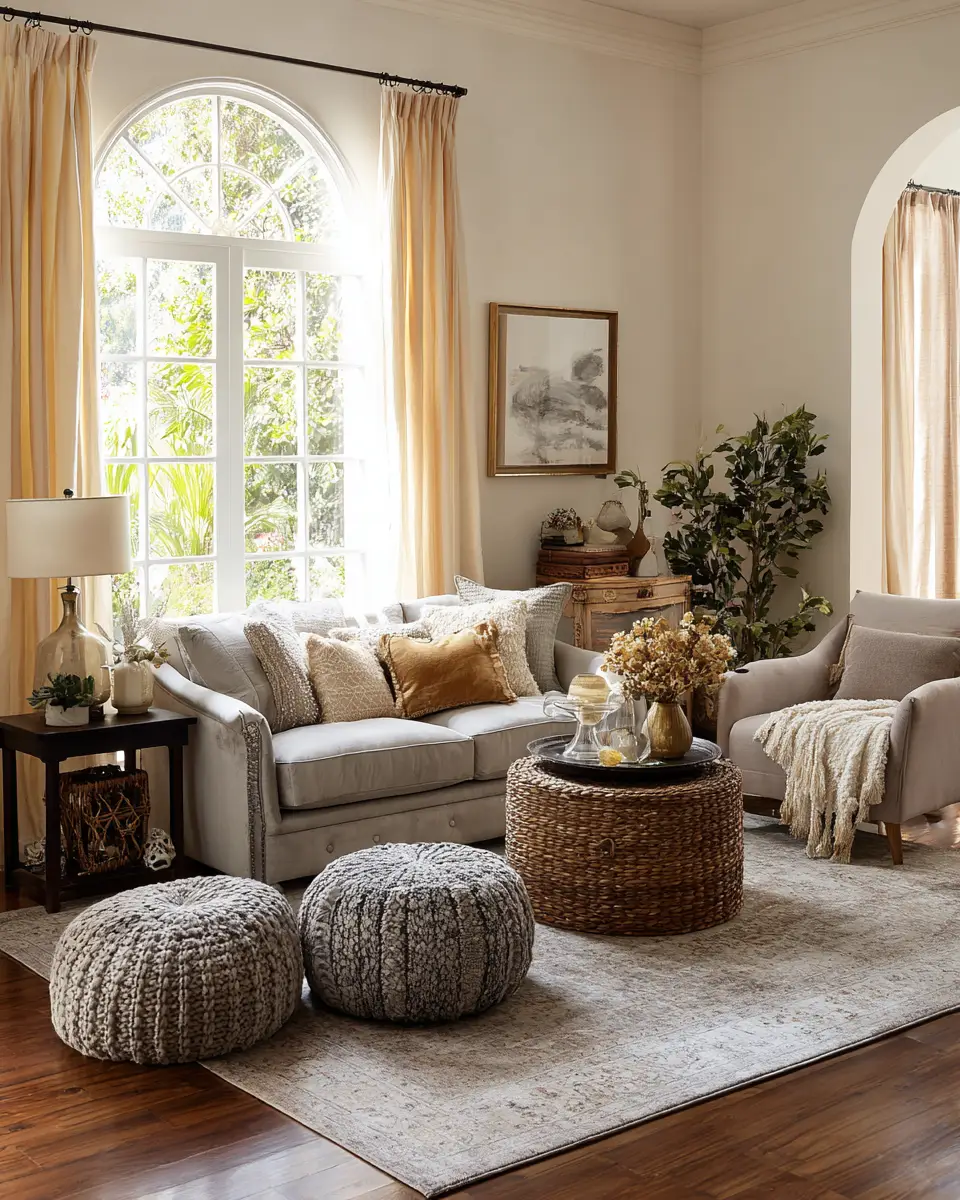 Warm Vintage Living Room Decor Ideas