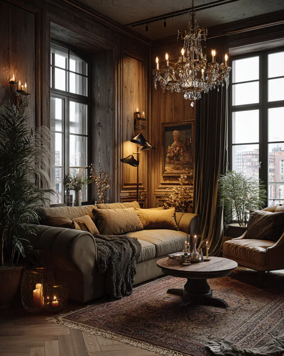 Warm Vintage Living Room Decor Ideas