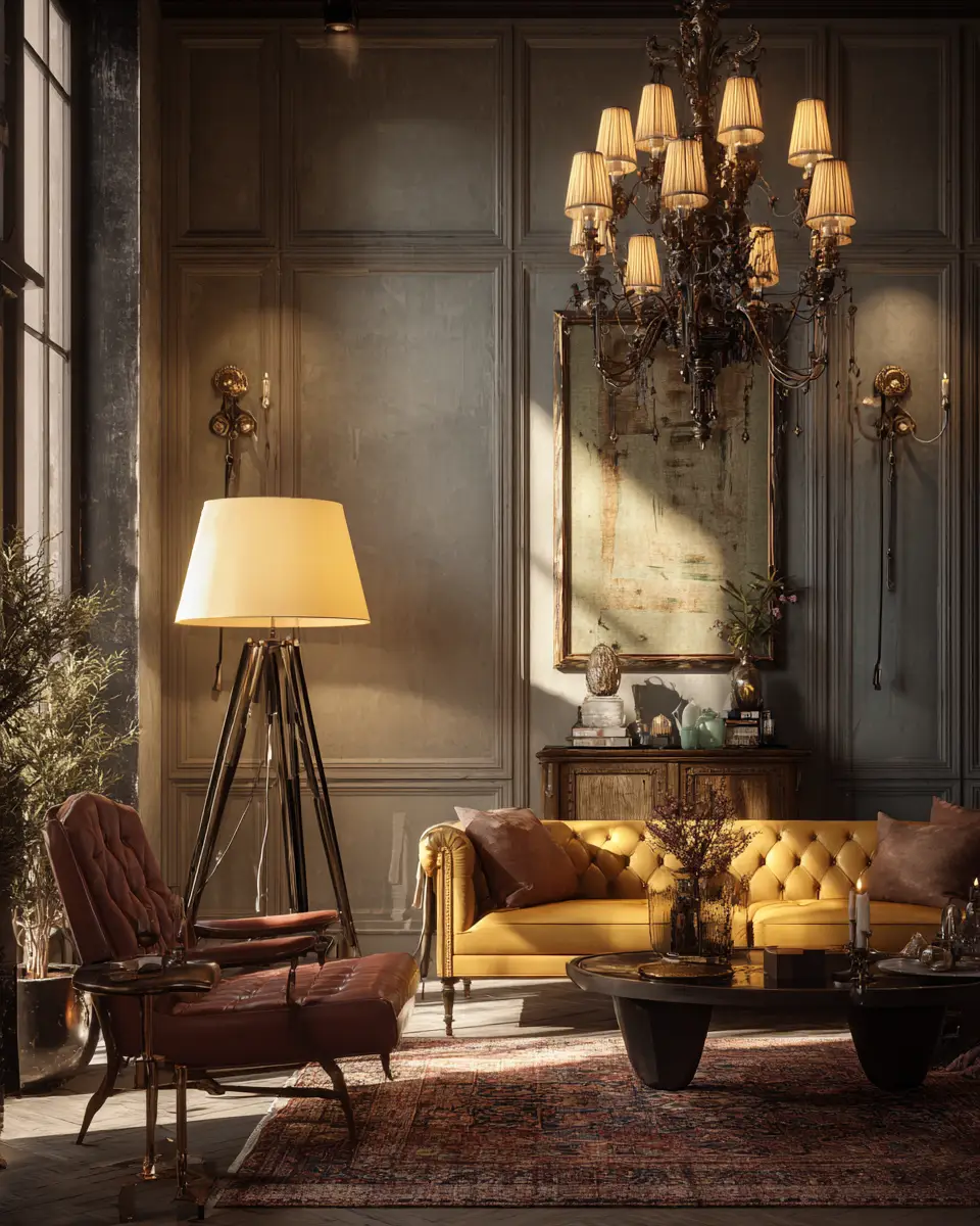 Warm Vintage Living Room Decor Ideas