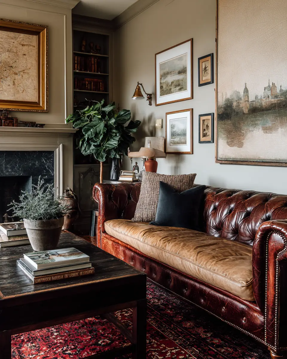 Warm Vintage Living Room Decor Ideas