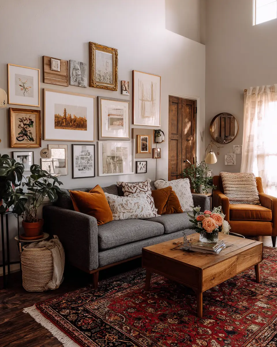 Warm Vintage Living Room Decor Ideas