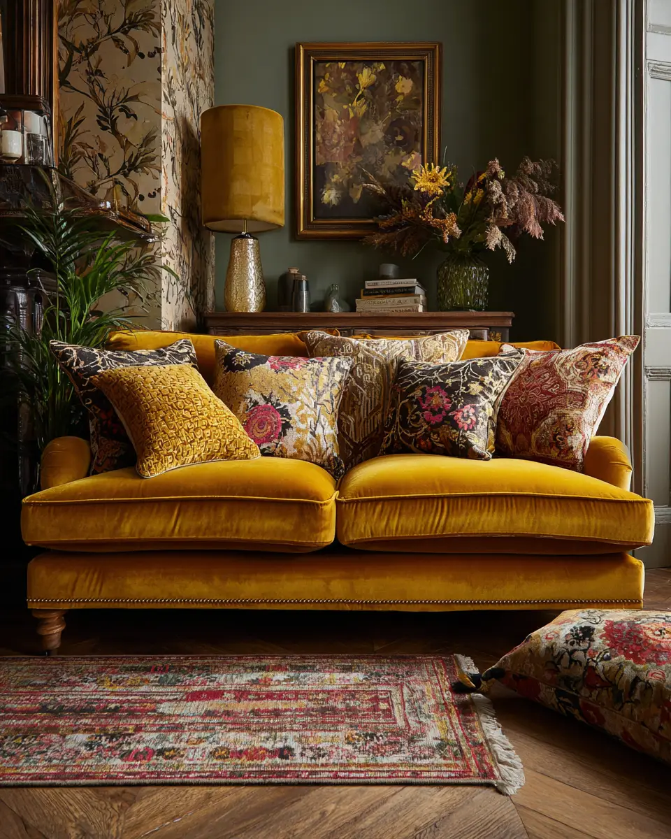 Warm Vintage Living Room Decor Ideas