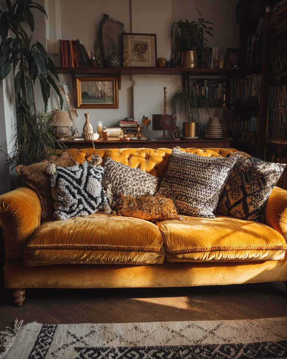 Warm Vintage Living Room Decor Ideas
