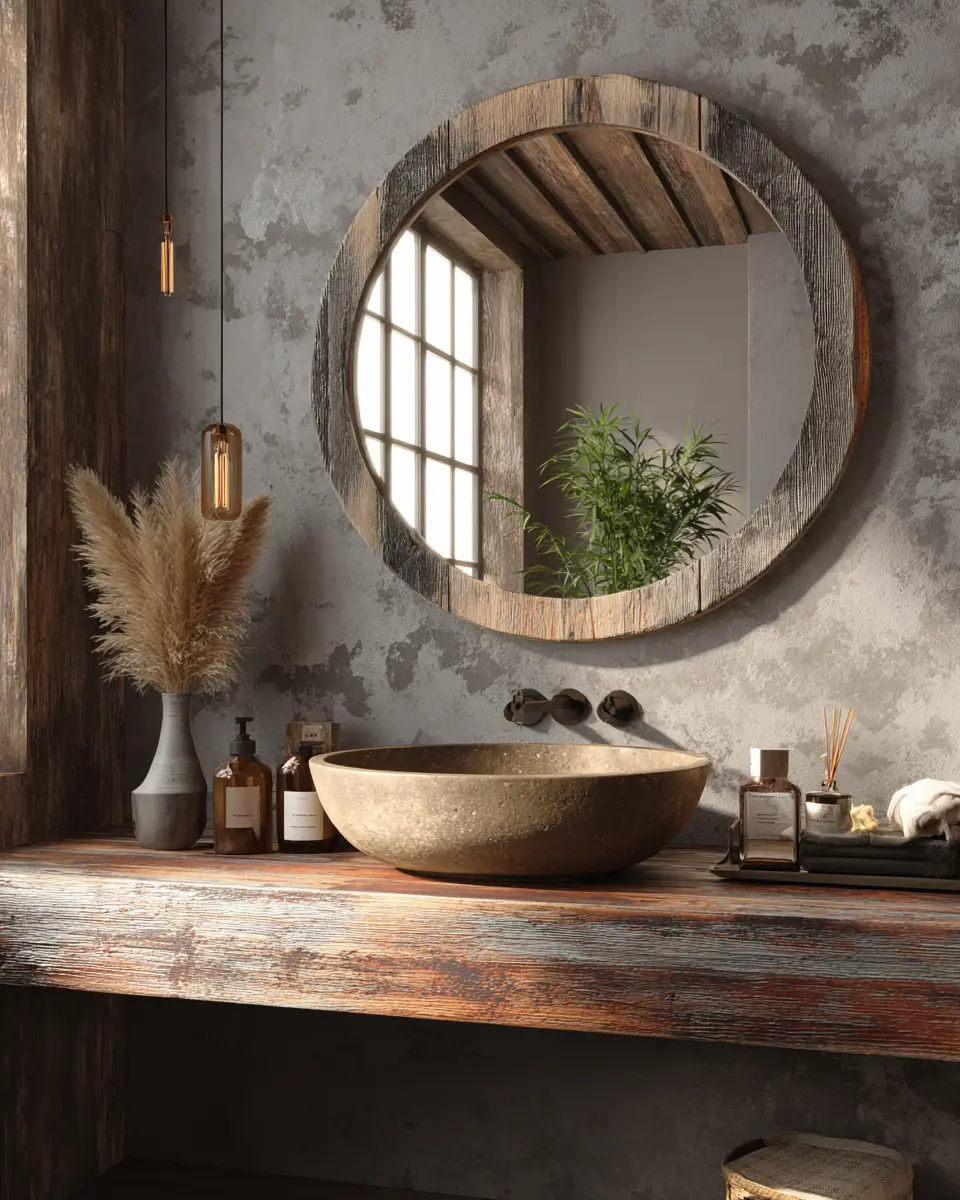 Warm Wood Bathroom Decor Ideas