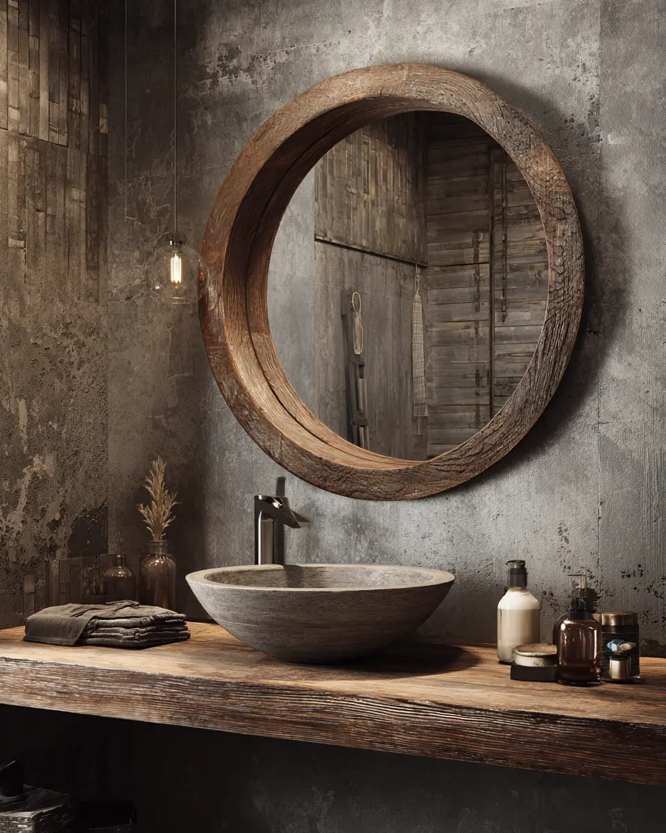 Warm Wood Bathroom Decor Ideas