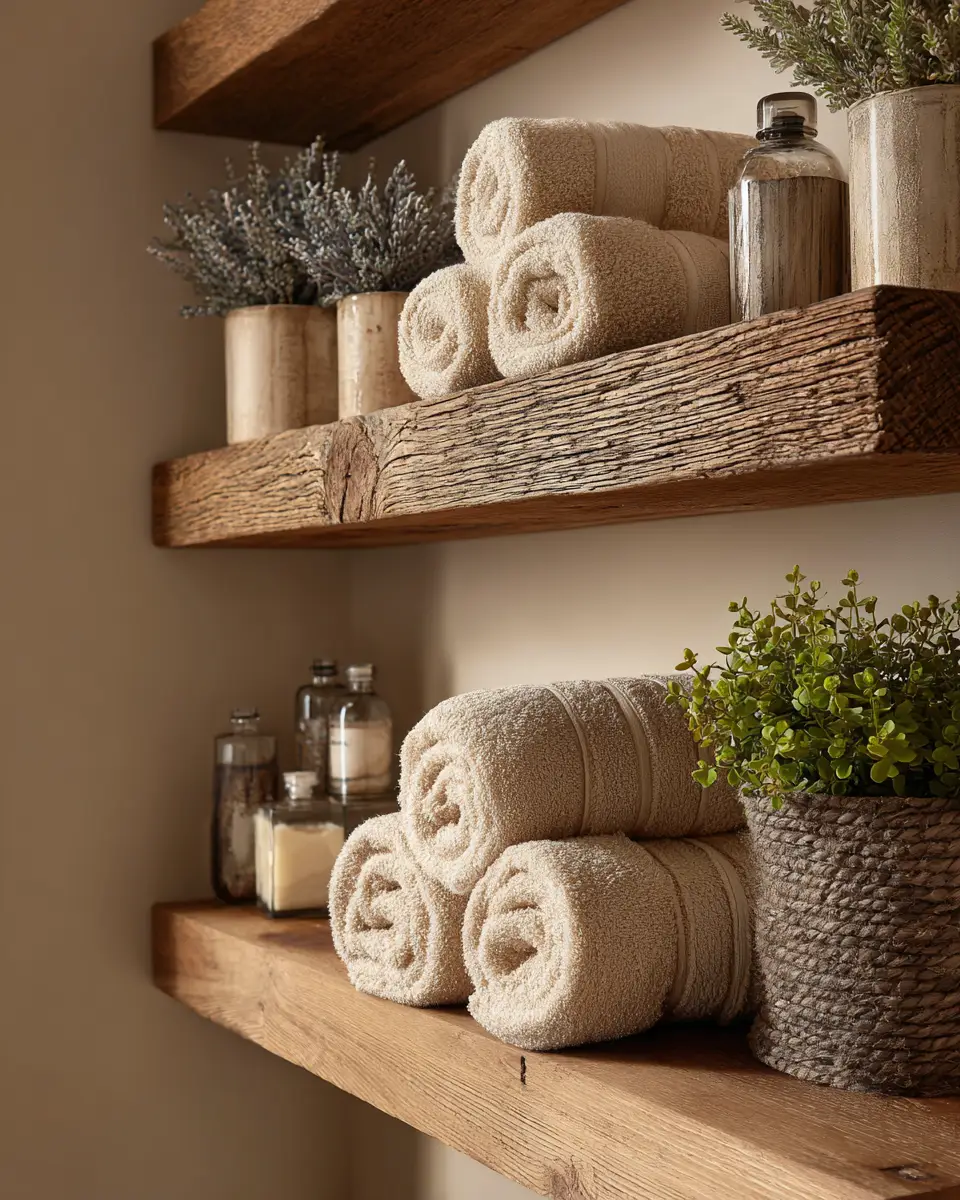 Warm Wood Bathroom Decor Ideas