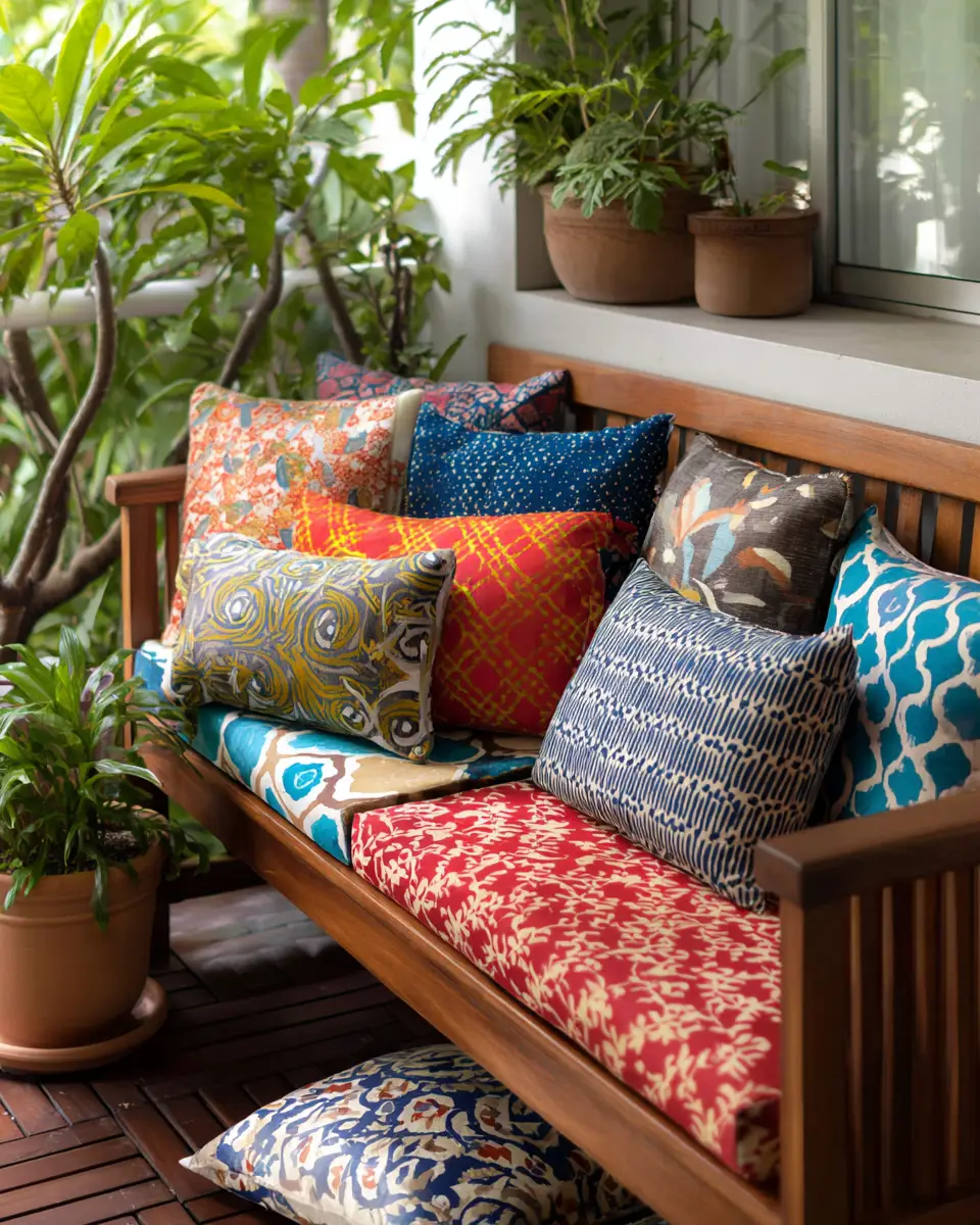 Warm Wood Classic Balcony Decor Ideas