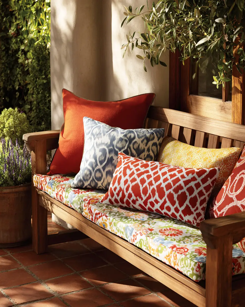 Warm Wood Classic Balcony Decor Ideas