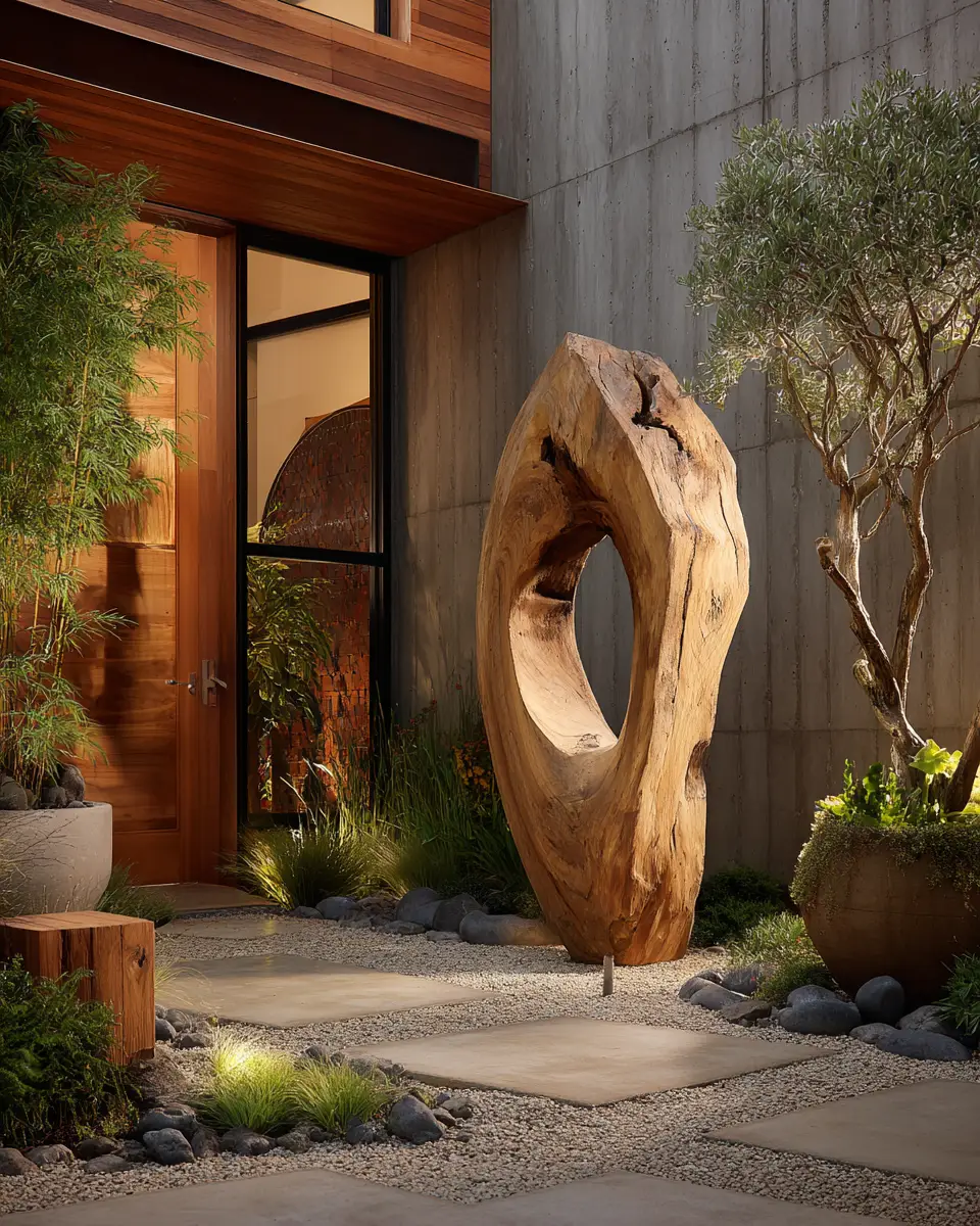 Warm Wood Contemporary Patio Decor Ideas