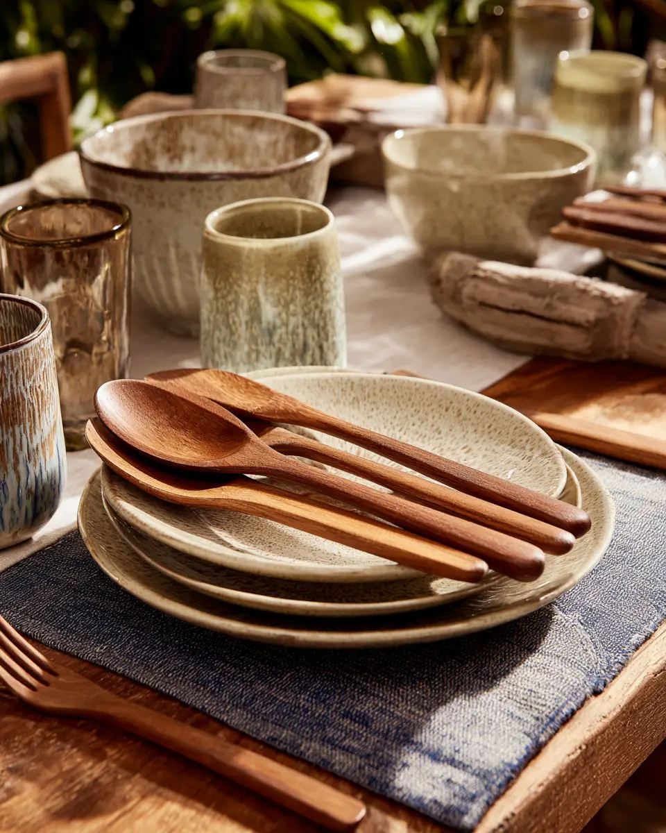 Warm Wood Contemporary Patio Decor Ideas