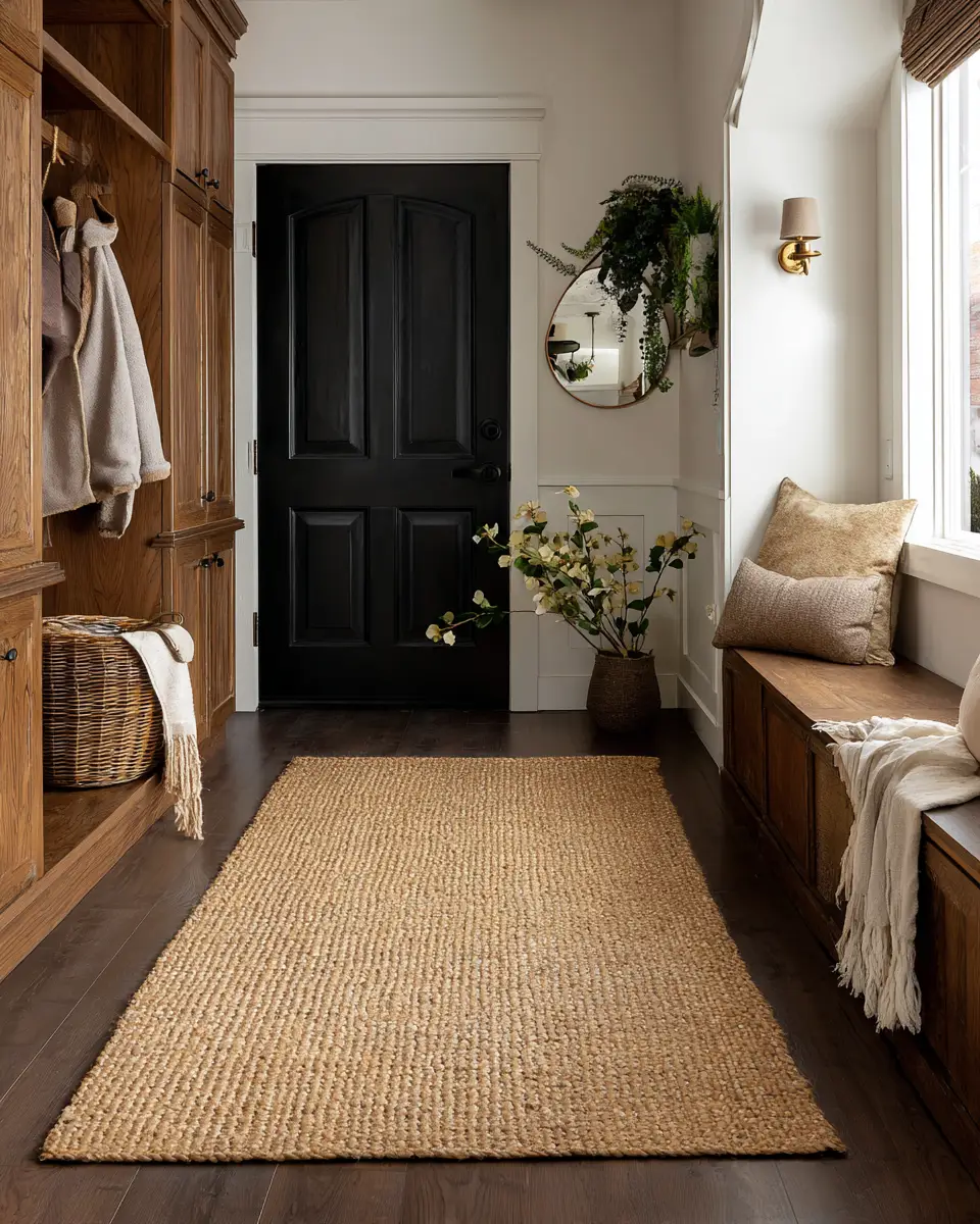 Warm Wood Farmhouse Entryway Decor Ideas