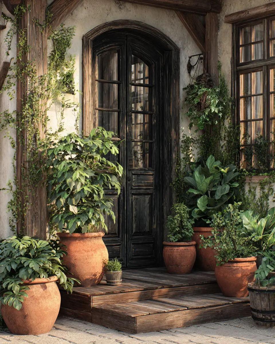 Warm Wood Farmhouse Entryway Decor Ideas