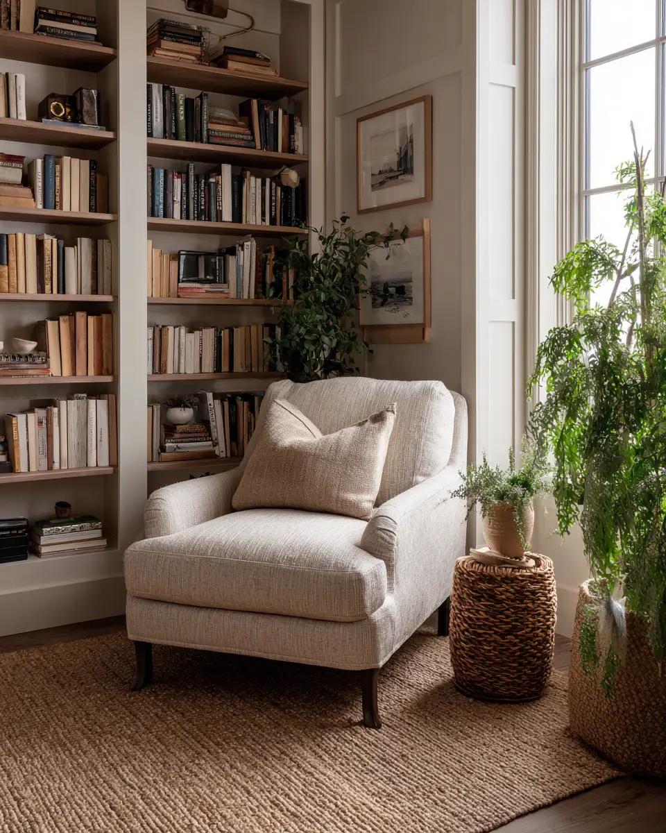 Warm Wood Farmhouse Home Office Decor Ideas