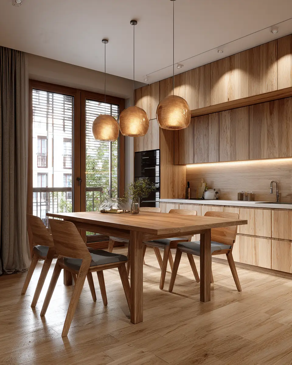 Warm Wood Kitchen Decor Ideas