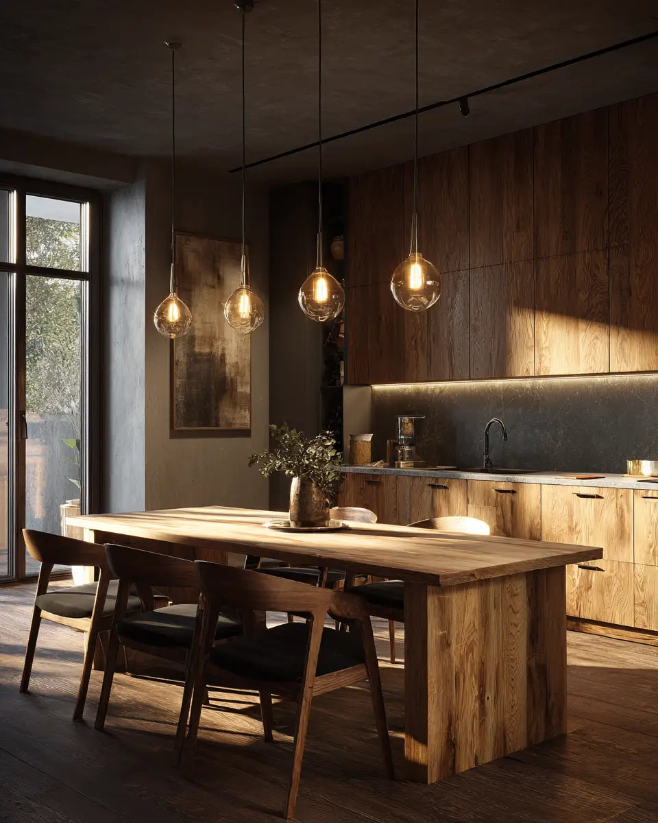 Warm Wood Kitchen Decor Ideas