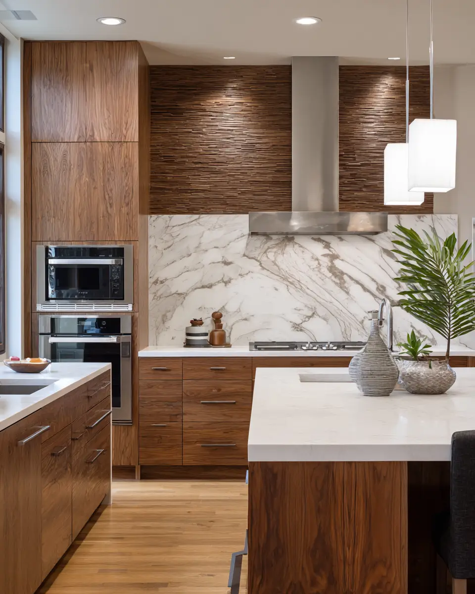 Warm Wood Kitchen Decor Ideas