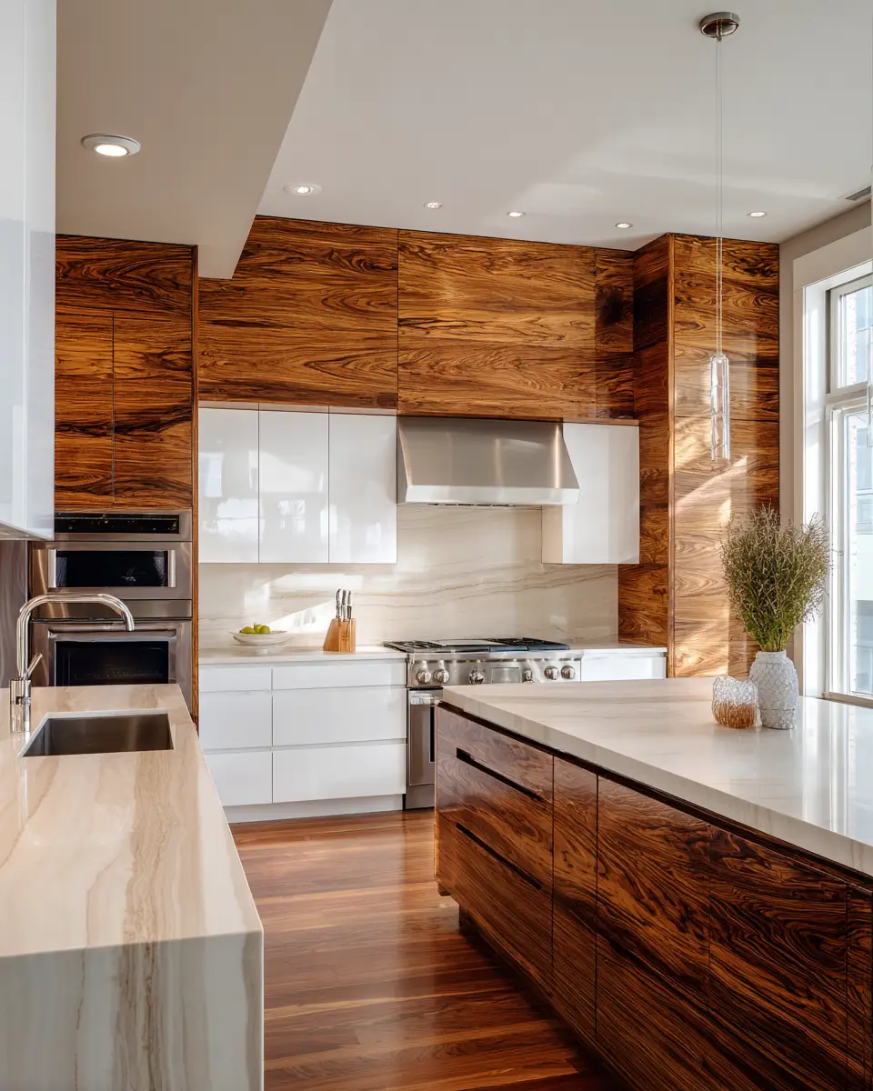 Warm Wood Kitchen Decor Ideas