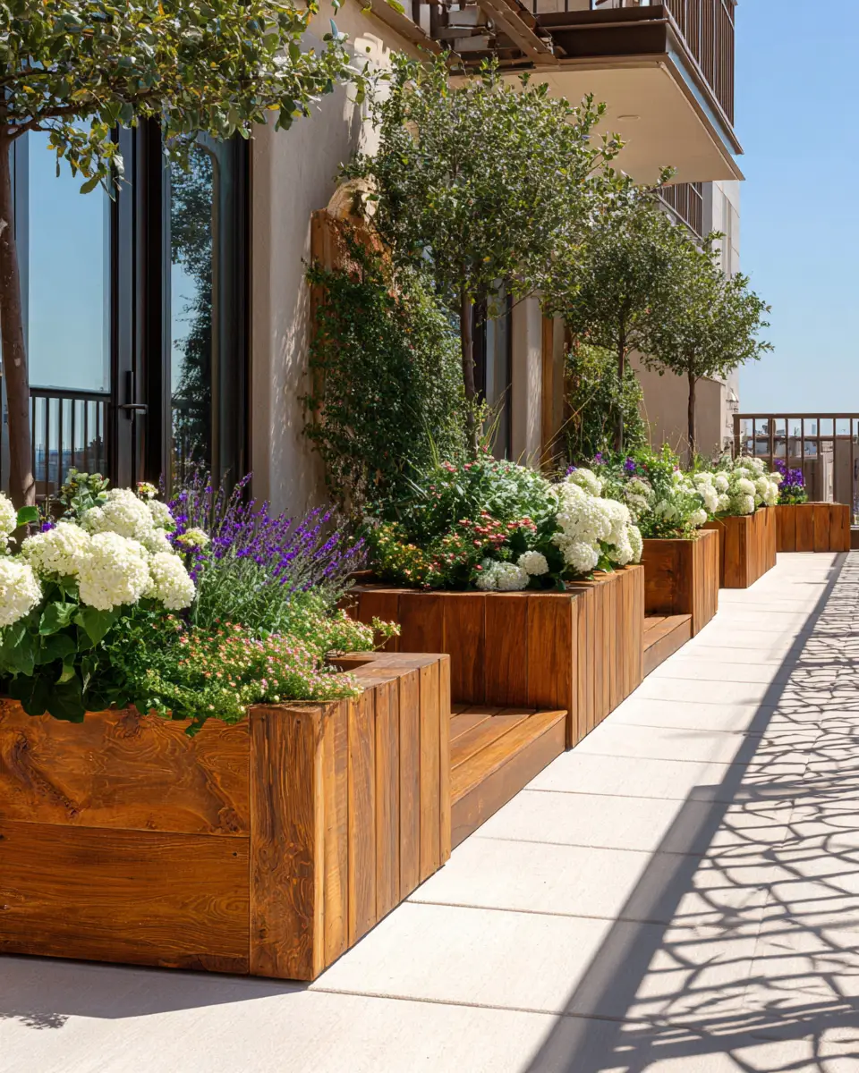 Warm Wood Minimalist Patio Decor Ideas