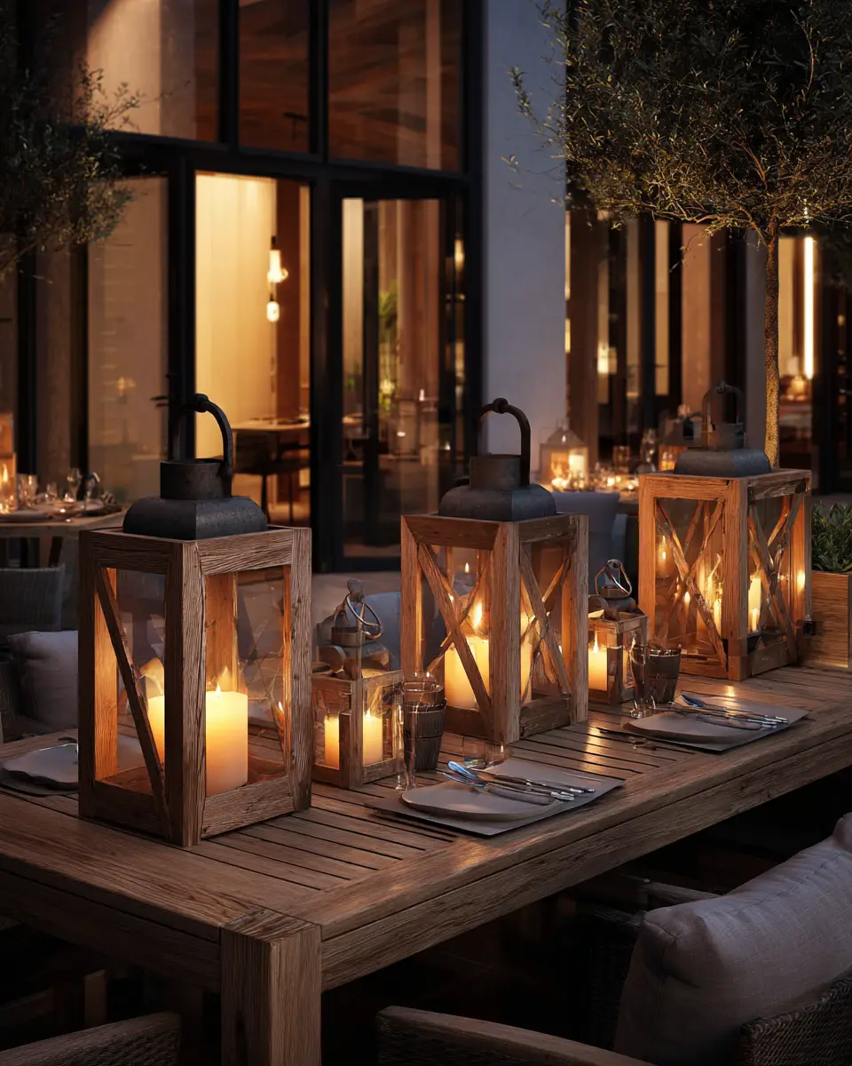 Warm Wood Minimalist Patio Decor Ideas