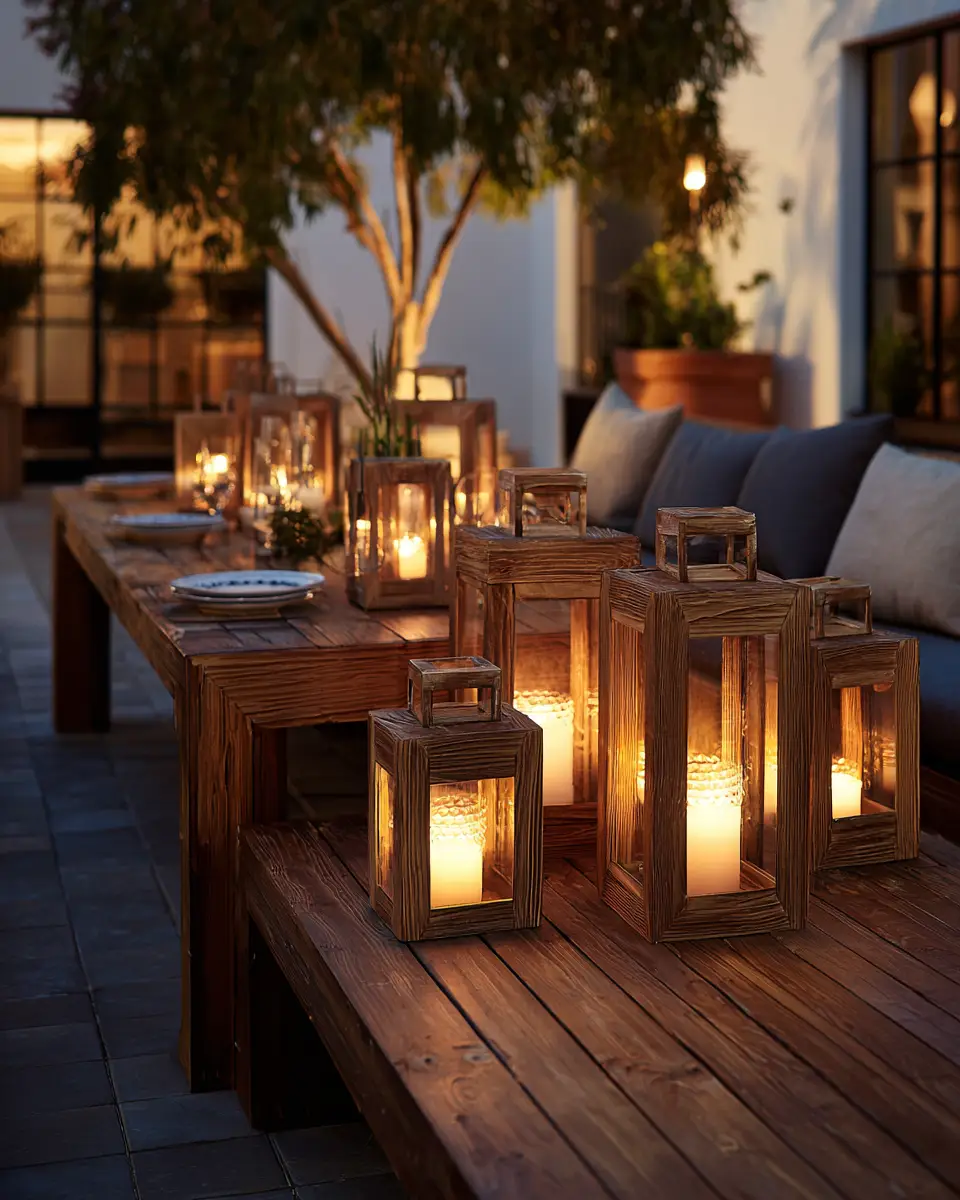 Warm Wood Minimalist Patio Decor Ideas