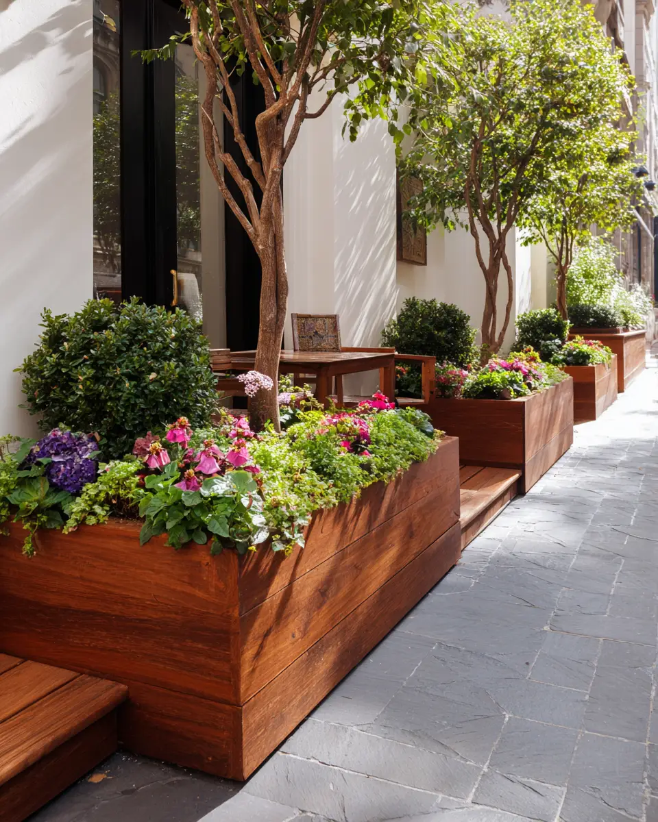 Warm Wood Minimalist Patio Decor Ideas