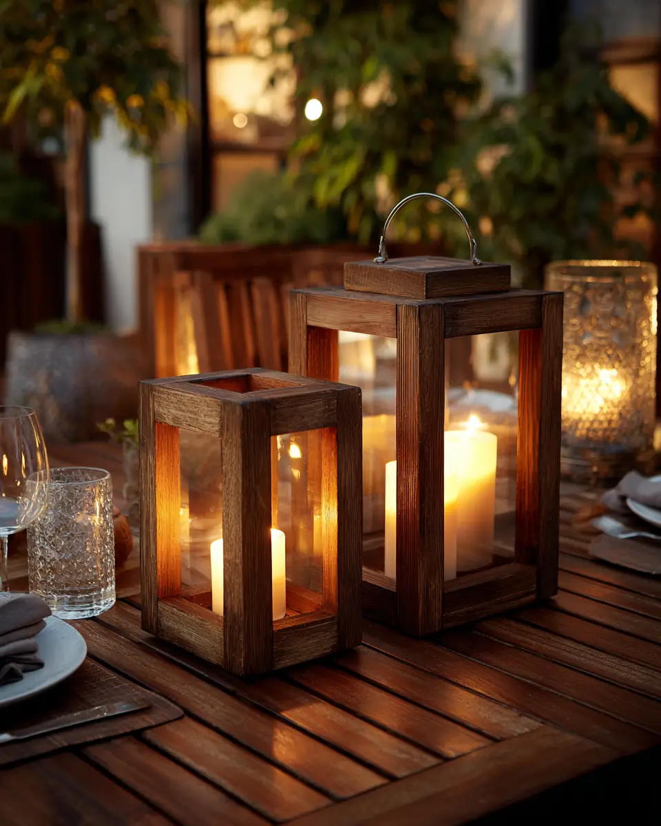 Warm Wood Minimalist Patio Decor Ideas