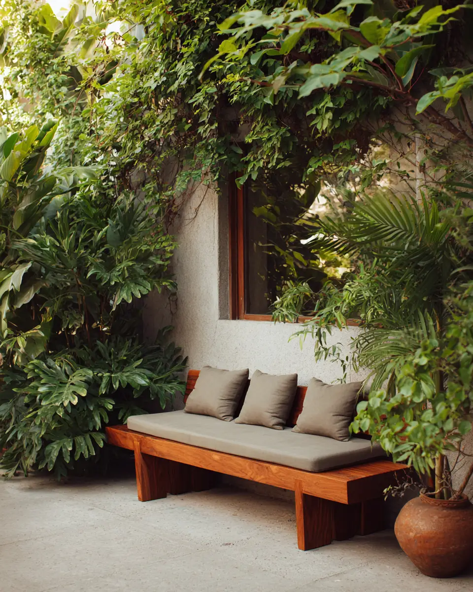 Warm Wood Minimalist Patio Decor Ideas