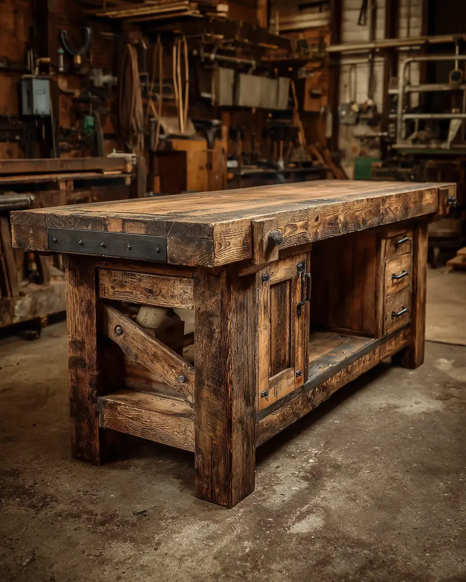 Warm Wood Rustic Garage Decor Ideas