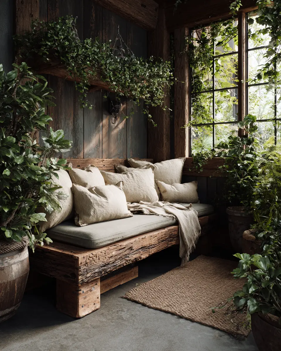 Warm Wood Rustic Garage Decor Ideas