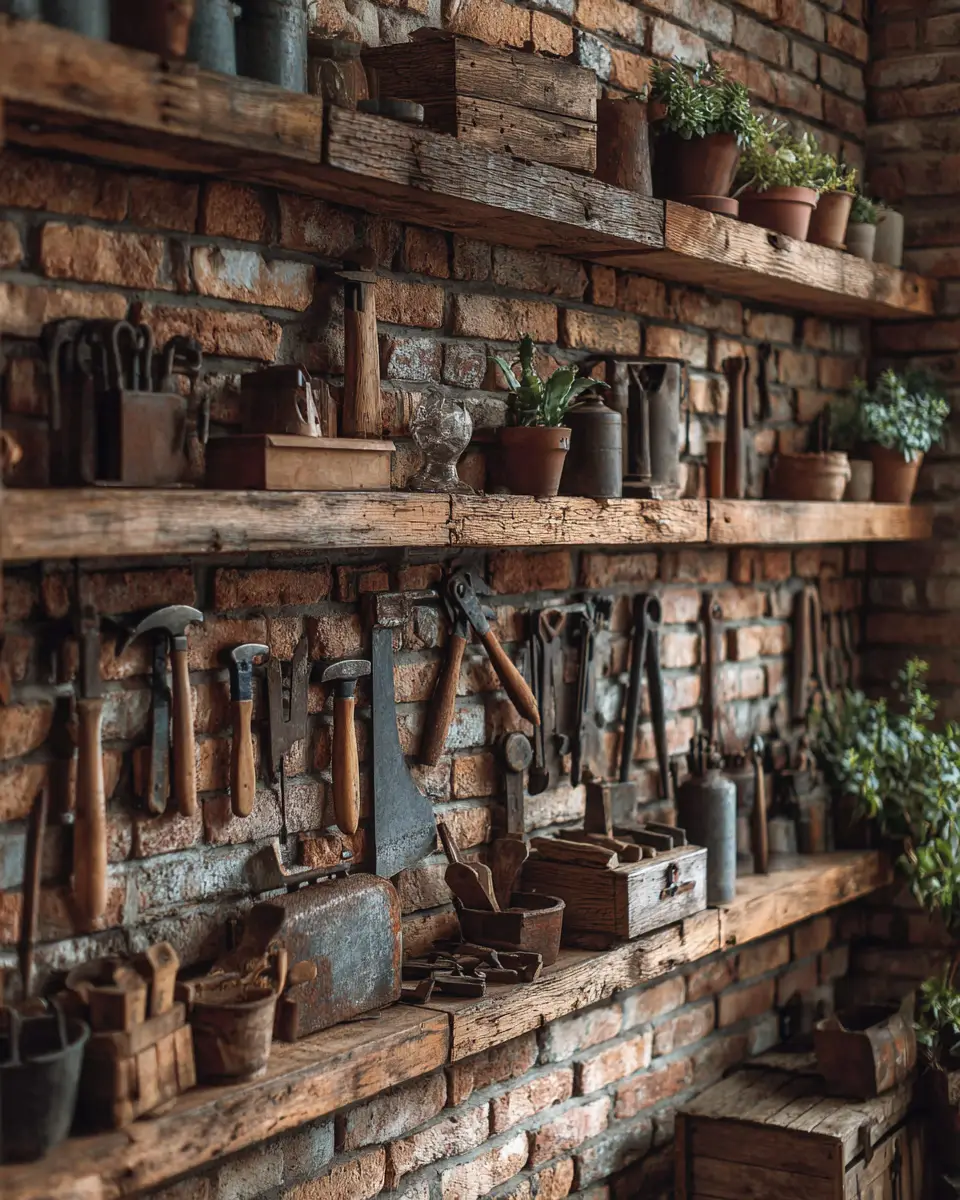 Warm Wood Rustic Garage Decor Ideas