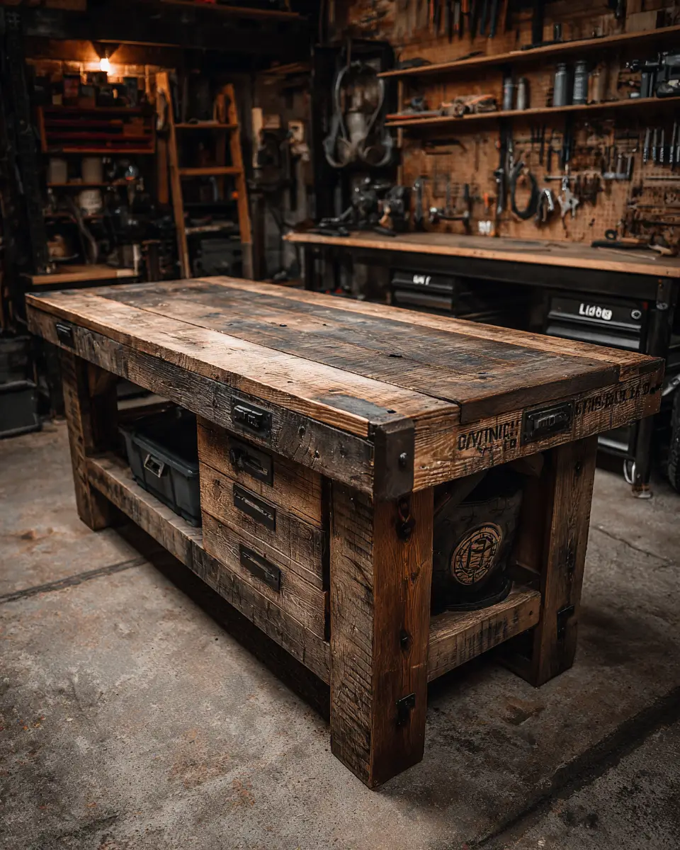 Warm Wood Rustic Garage Decor Ideas