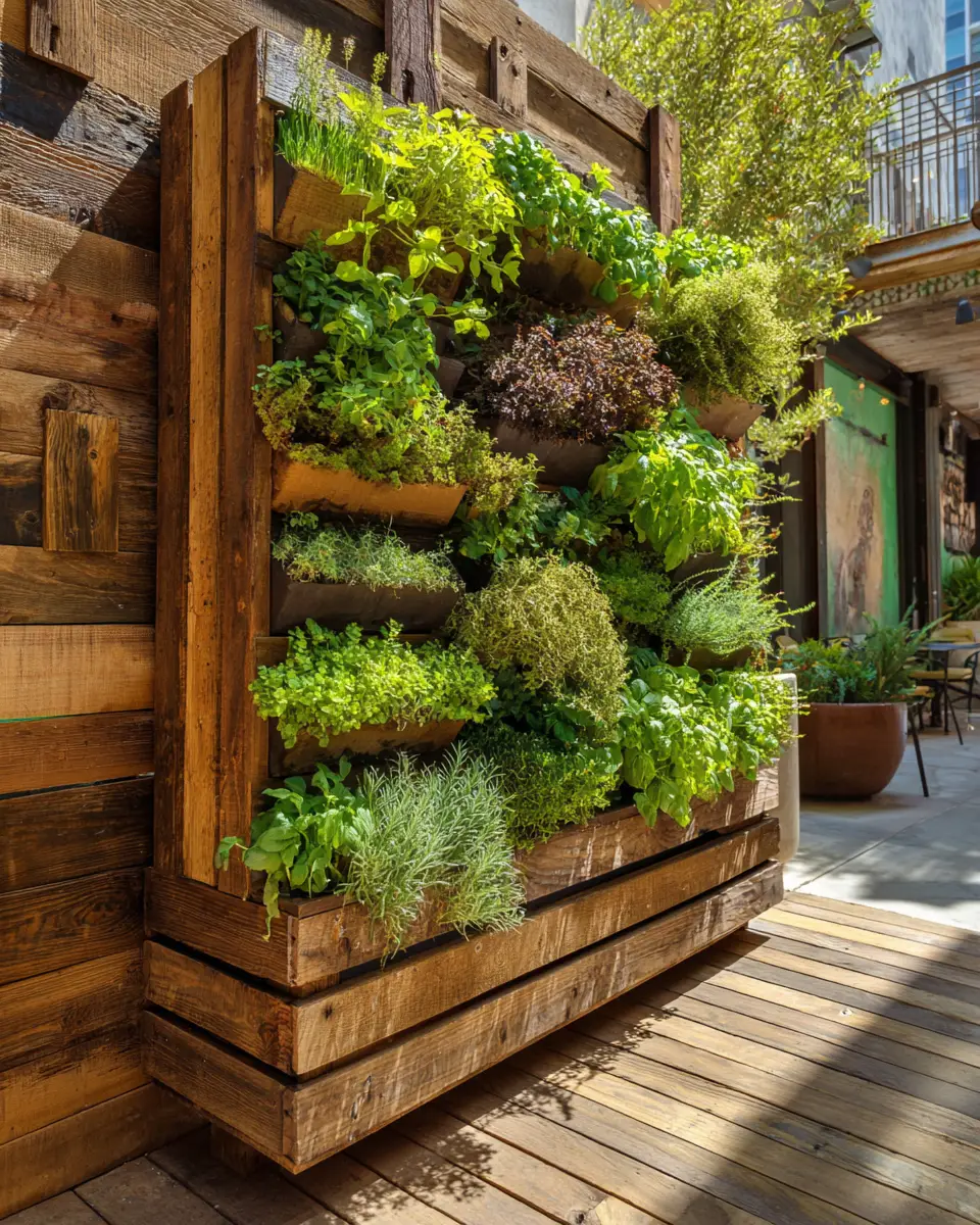 Warm Wood Rustic Patio Decor Ideas - Featured