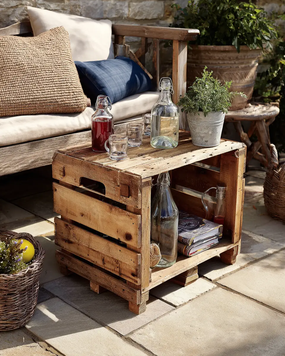 Warm Wood Rustic Patio Decor Ideas