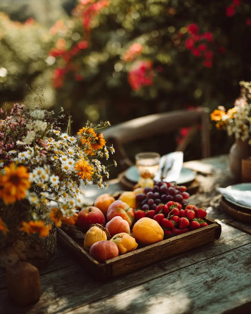 Warm Wood Rustic Patio Decor Ideas