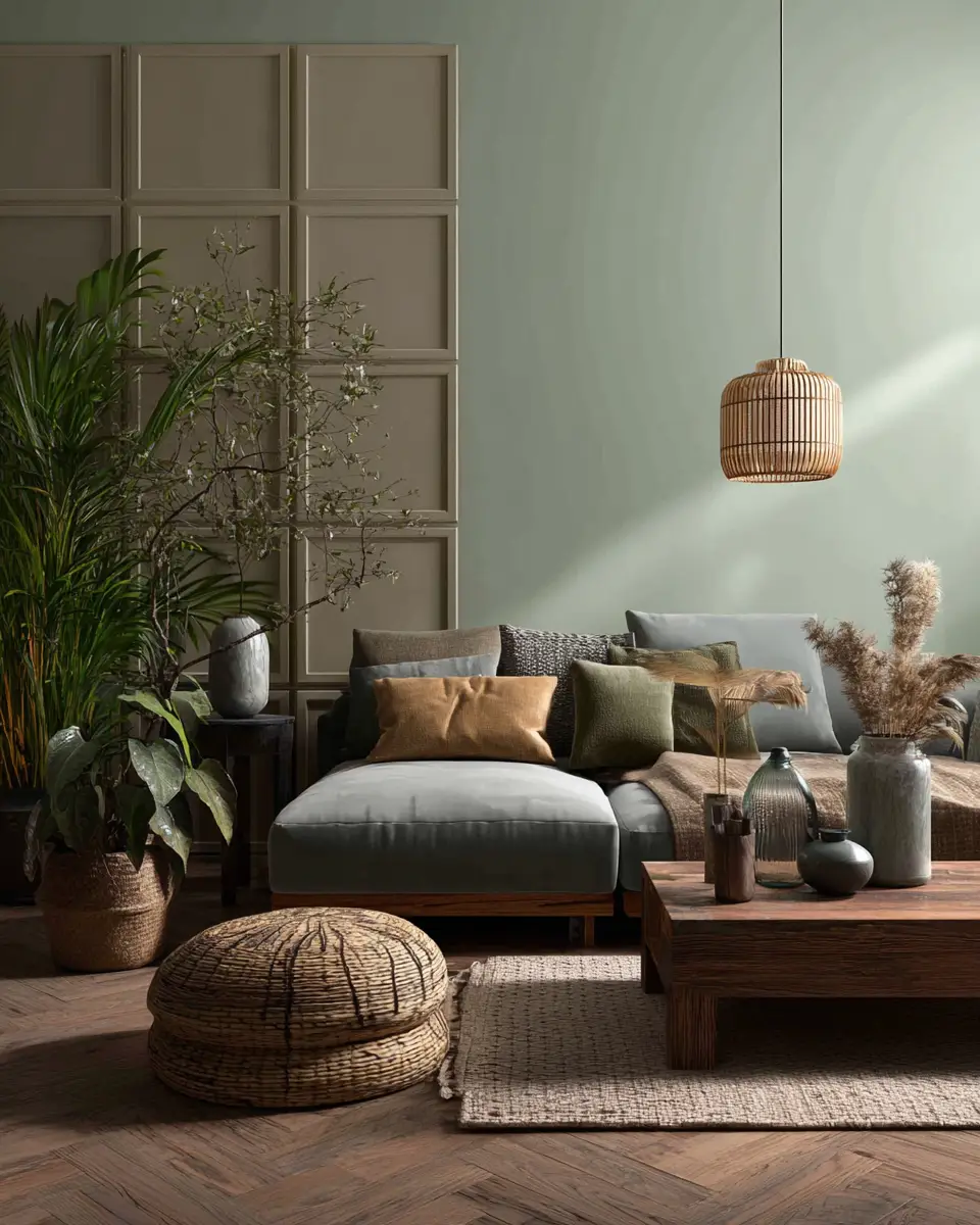 Warm Wood Scandinavian Living Room Decor Ideas