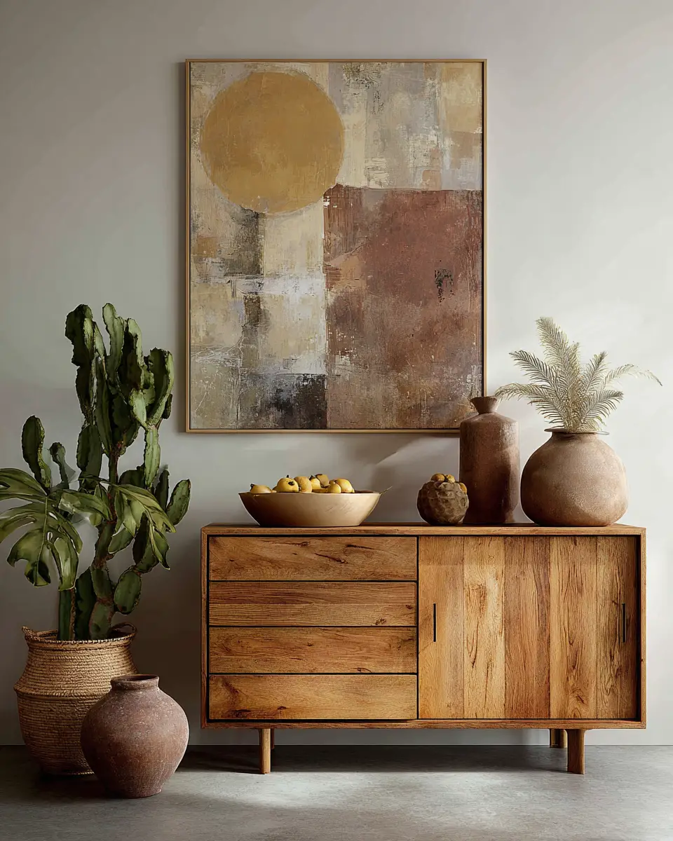 Warm Wood Scandinavian Living Room Decor Ideas