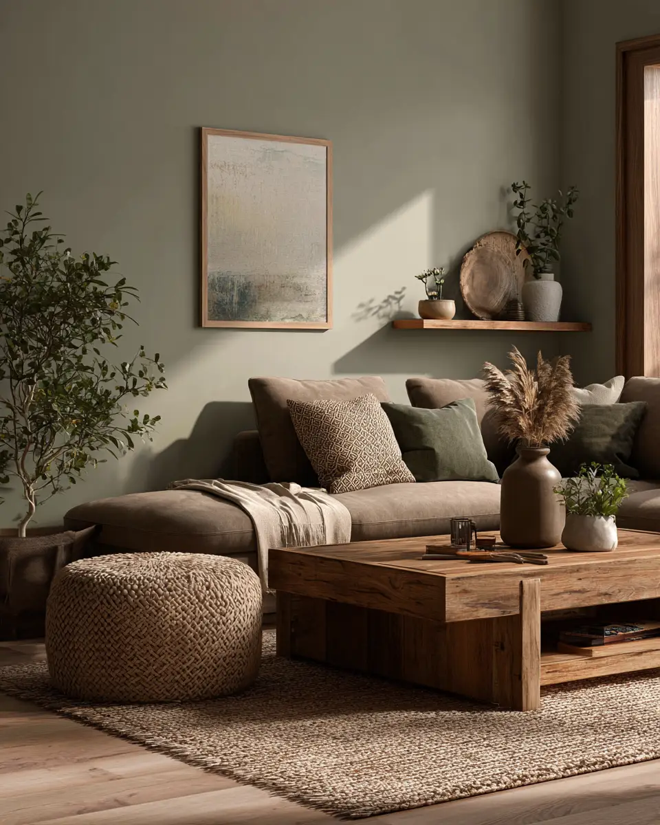 Warm Wood Scandinavian Living Room Decor Ideas