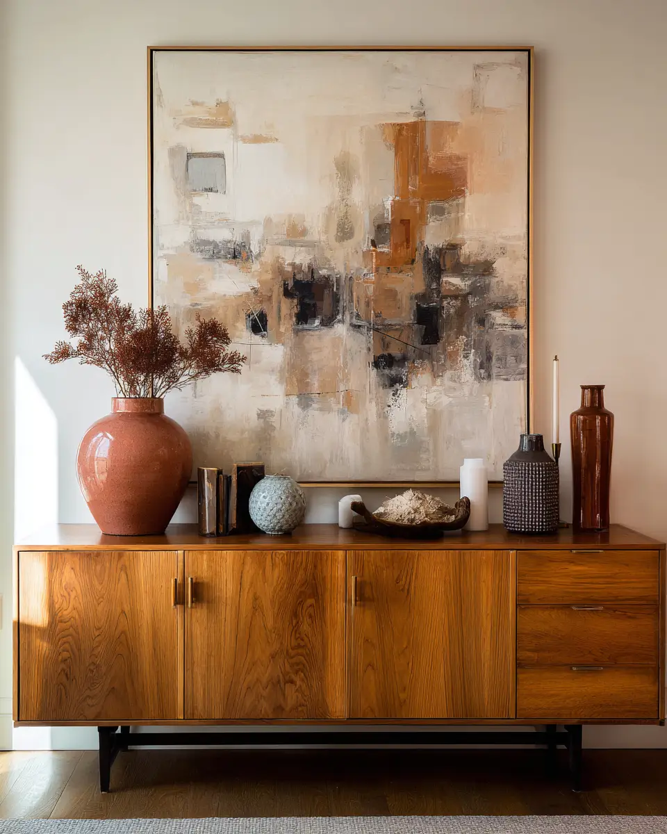 Warm Wood Scandinavian Living Room Decor Ideas